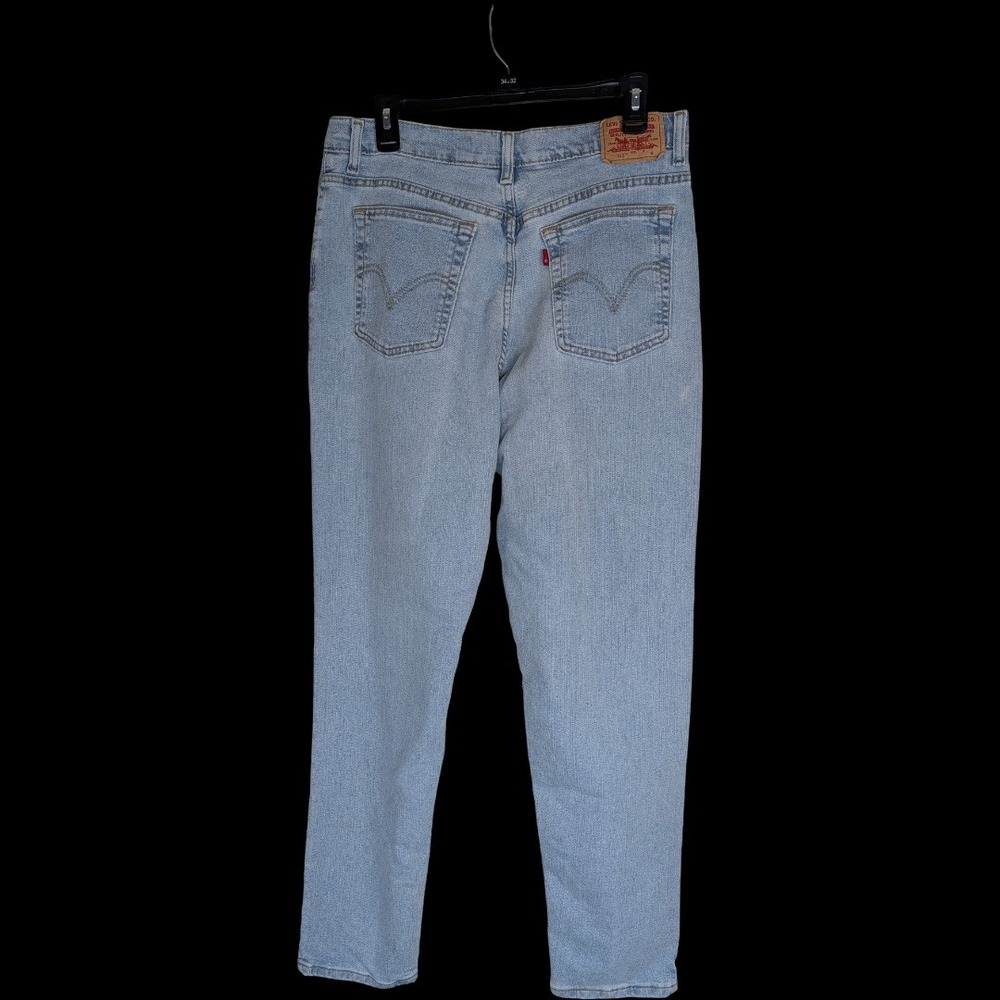 Levi's 512 Classic Slim Tapered Jeans Womens 16 M Light Wash High Rise Vintage - Picture 7 of 15